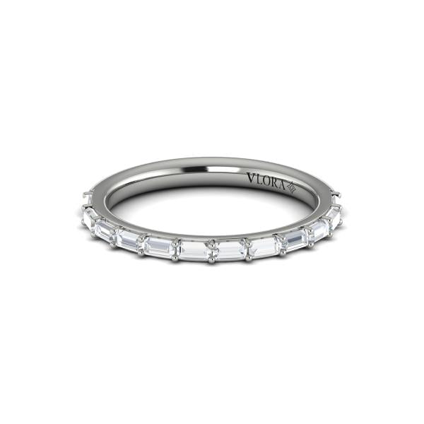 Matching Bands Wedding Band in Platinum by Vlora Bridal