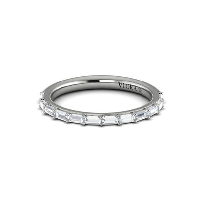 Matching Bands Wedding Band in Platinum by Vlora Bridal