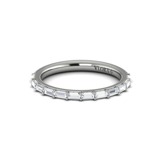 Matching Bands Wedding Band in Platinum by Vlora Bridal