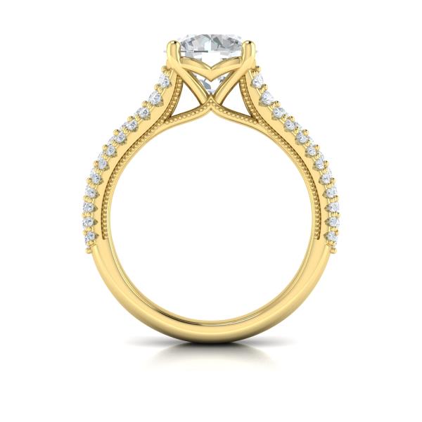 Ravishing Round Engagement Ring