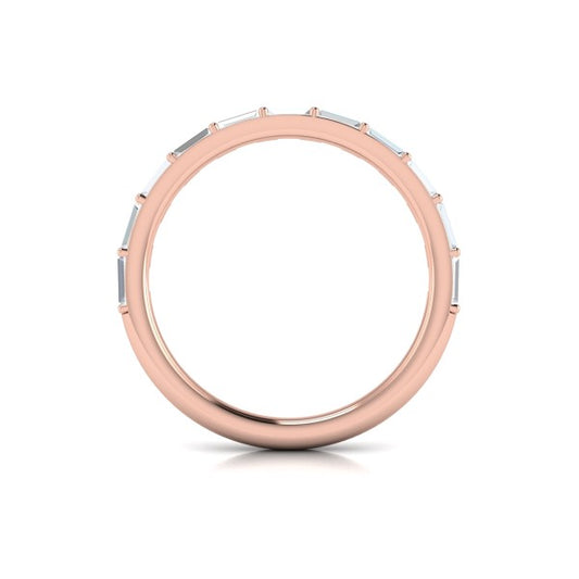 Matching Band for Serenity Oval Hidden Halo Engagement Ring