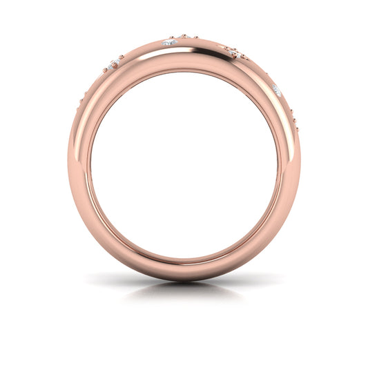 Diamond Vlora Star Dome Ring