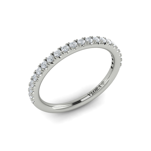 Matching Band for Horizon Solitaire Oval Bezel Engagement Ring