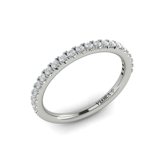 Matching Band for Horizon Solitaire Oval Bezel Engagement Ring