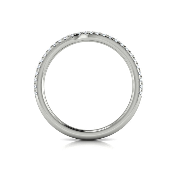 Matching Bands Wedding Band in Platinum by Vlora Bridal