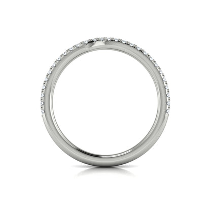 Matching Bands Wedding Band in Platinum by Vlora Bridal