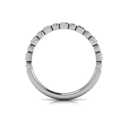Stackable Bands Wedding Band in Platinum by Vlora Bridal