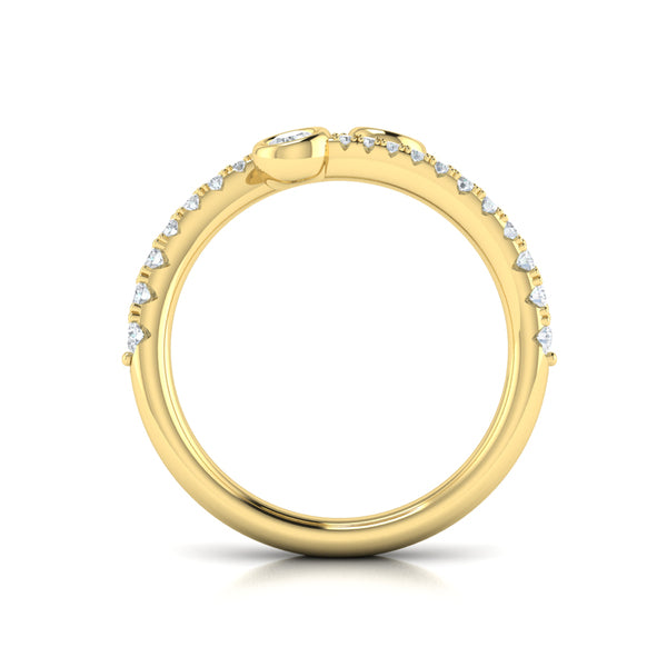 Diamond Double Wrap Ring