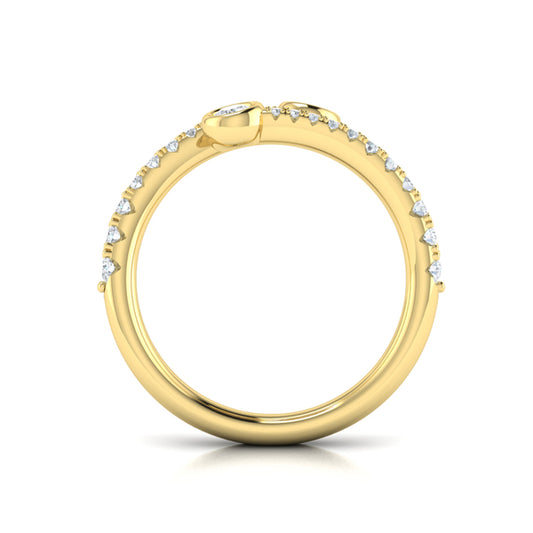 Diamond Double Wrap Ring