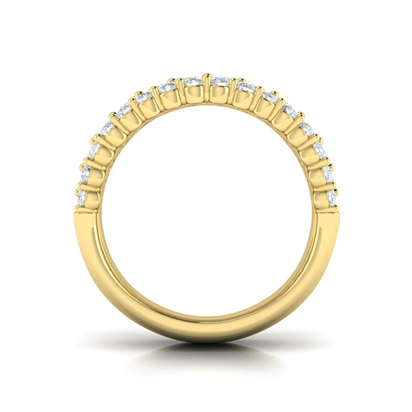 Diamond and Ruby Multi-Row Statement Ring