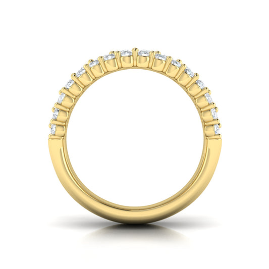 Diamond and Ruby Multi-Row Statement Ring