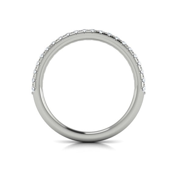 Matching Band for Entwined Round Diamond Engagement Ring