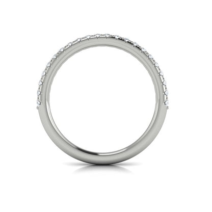 Matching Band for Entwined Round Diamond Engagement Ring