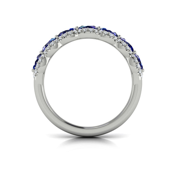 Diamond and Sapphire Statement Ring