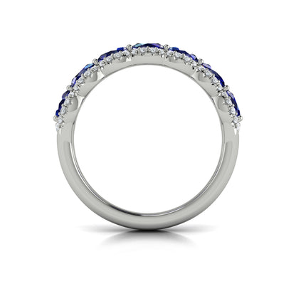 Diamond and Sapphire Statement Ring