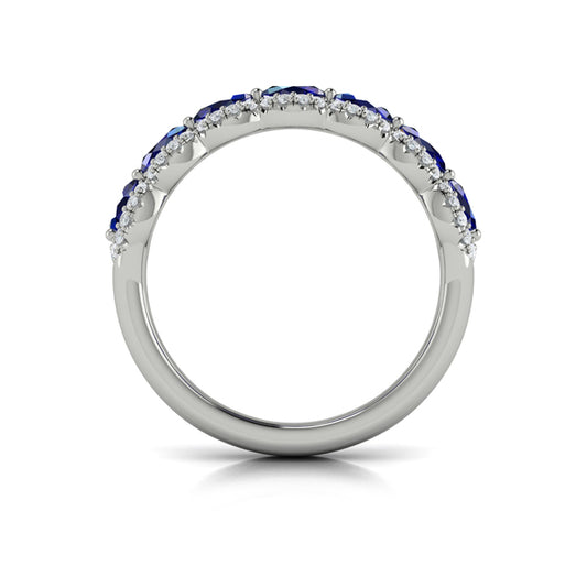 Diamond and Sapphire Statement Ring