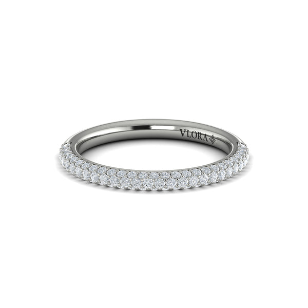 Matching Bands Wedding Band in Platinum by Vlora Bridal