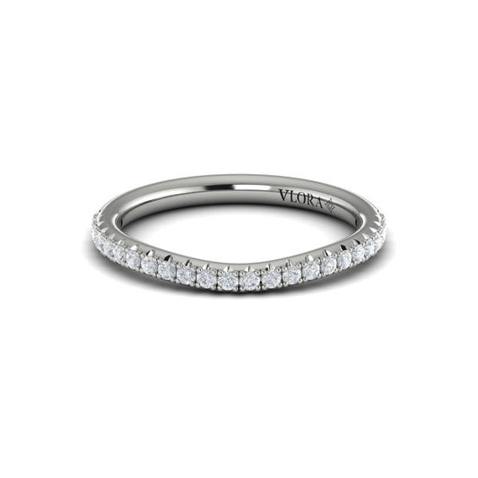 Matching Bands Wedding Band in Platinum by Vlora Bridal