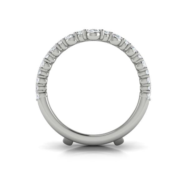 Enhancer Wedding Band in Platinum by Vlora Bridal
