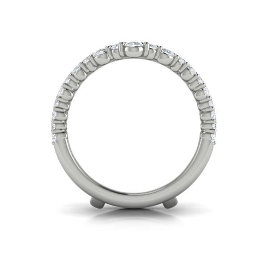 Enhancer Wedding Band in Platinum by Vlora Bridal