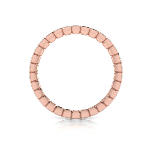 Endless Emerald Cut Eternity Ring