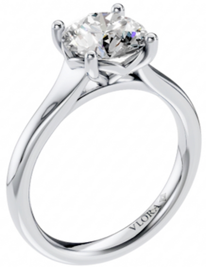 Graceful Solitaire Engagement Ring