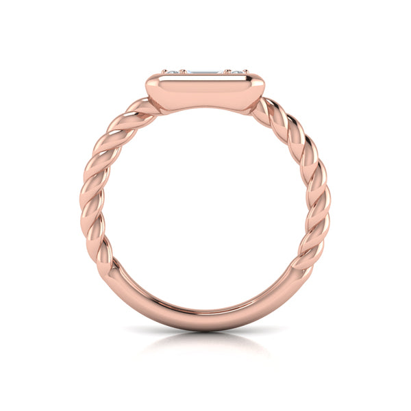 Multi Baguette and Round Diamond Ring