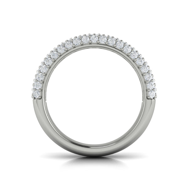 Diamond Multi-Row Statement Ring