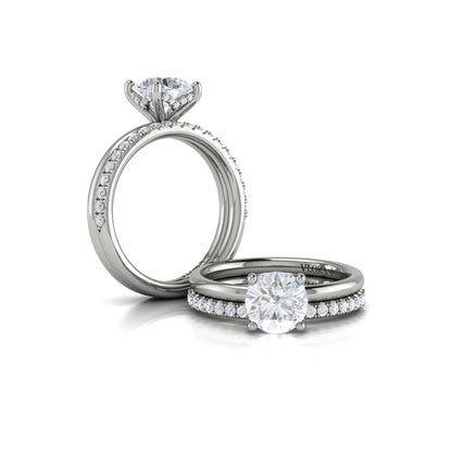 Matching Bands Wedding Band in Platinum by Vlora Bridal