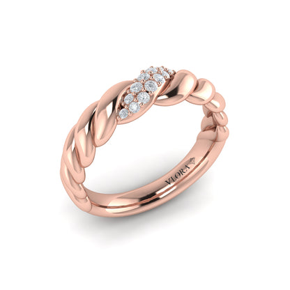 Delicate Twist Ring