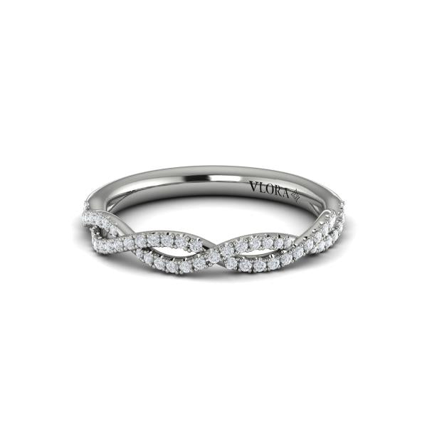 Matching Bands Wedding Band in Platinum by Vlora Bridal