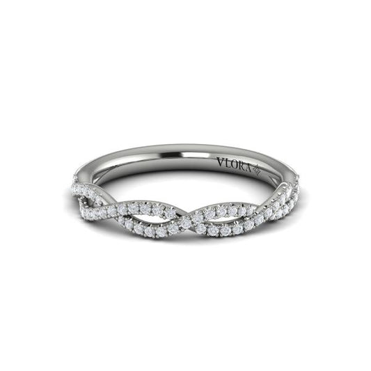 Matching Bands Wedding Band in Platinum by Vlora Bridal