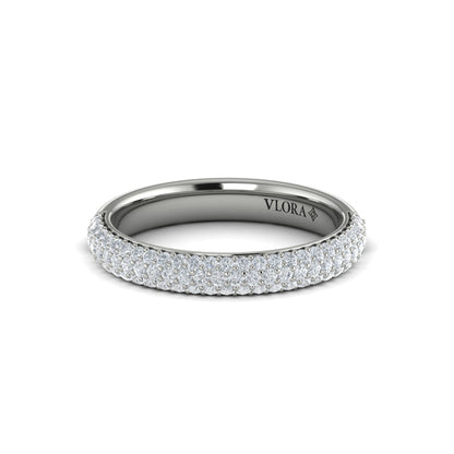 Bold Pavé Diamond Band