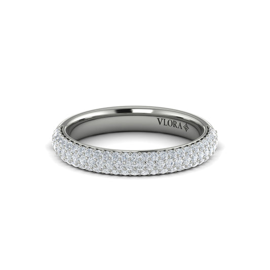 Bold Pavé Diamond Band
