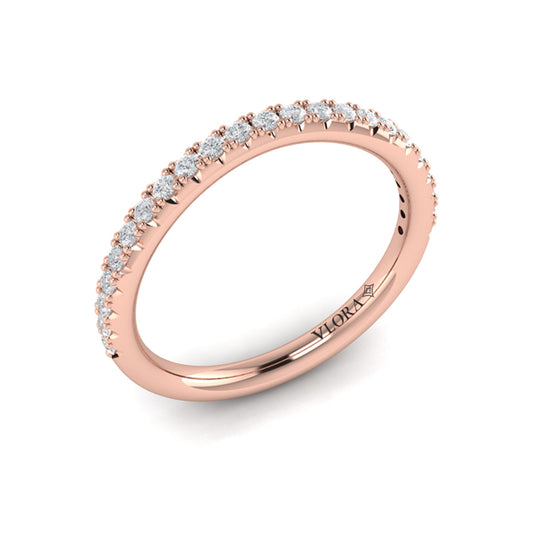 Matching Band for Opulent Oval Halo Engagement Ring