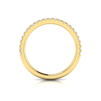 Matching Bands Wedding Band in 14K Yellow Gold by Vlora Bridal