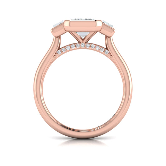 Architectural Elegance Engagement Ring
