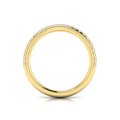 Matching band for Marquise Bezel Diamond Accent Ring