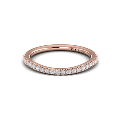 Matching Band for Corsage Halo Oval Engagement Ring