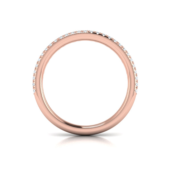 Diamond Oval Duo Pavé Band