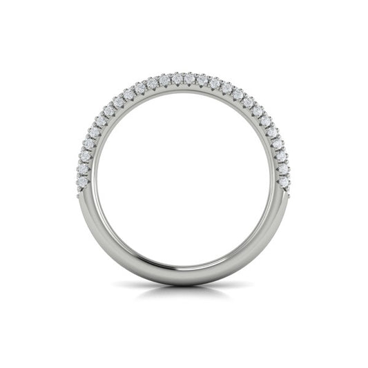 Matching Band for Splendid Cathedral Split Shank Oval Engagement Ring