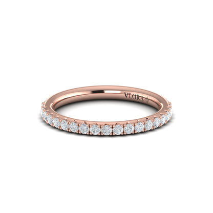 Matchign Band for Crown Set Diamond Solitaire Engagement Ring