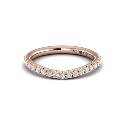 Matching Band for Euro Halo Round Engagement Ring