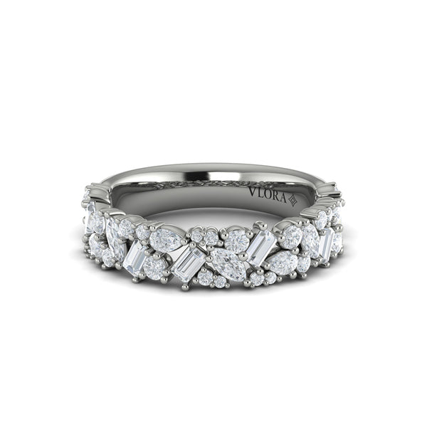 Round, Pear, Marquis and Baguette Diamond Ring