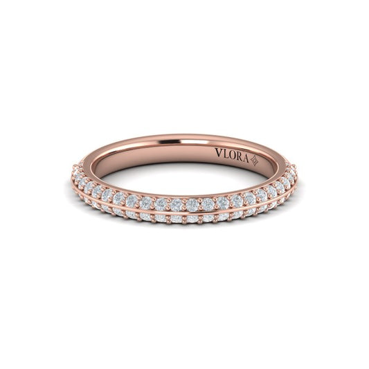 Matching Band for Harmony Hidden Halo Engagement Ring