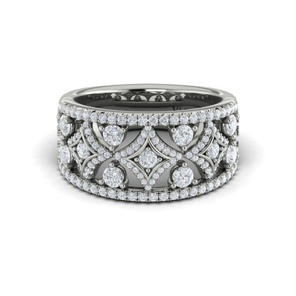 Diamond Open Vlora Star Ring