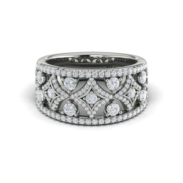 Diamond Open Vlora Star Ring