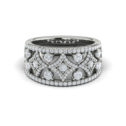 Diamond Open Vlora Star Ring