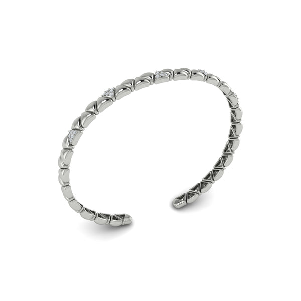 Diamond Trinity Bangle