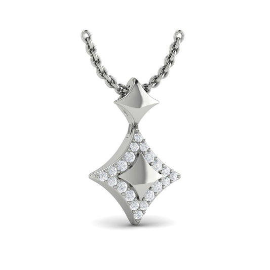 Diamond Vlora Star Pendant Necklace